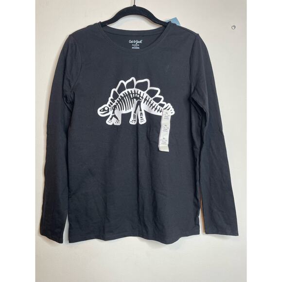 Lot of 3 Cat & Jack Boys Graphic Crew Neck T-Shirts & Pant Long Sleeve Size XL - Picture 2 of 4